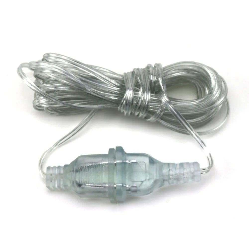 3M 5M Power Extension Cord For EU / US Plug LED Holiday Light String