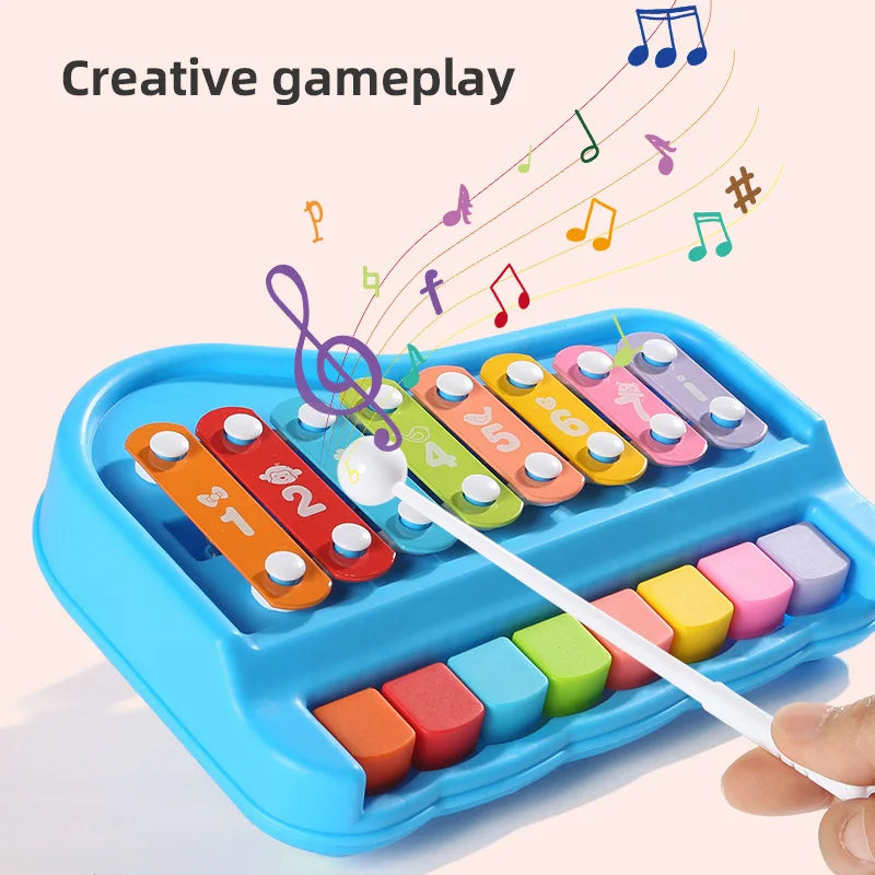 2 in 1 Baby Music  Educational Games Travel Toys for Toddler