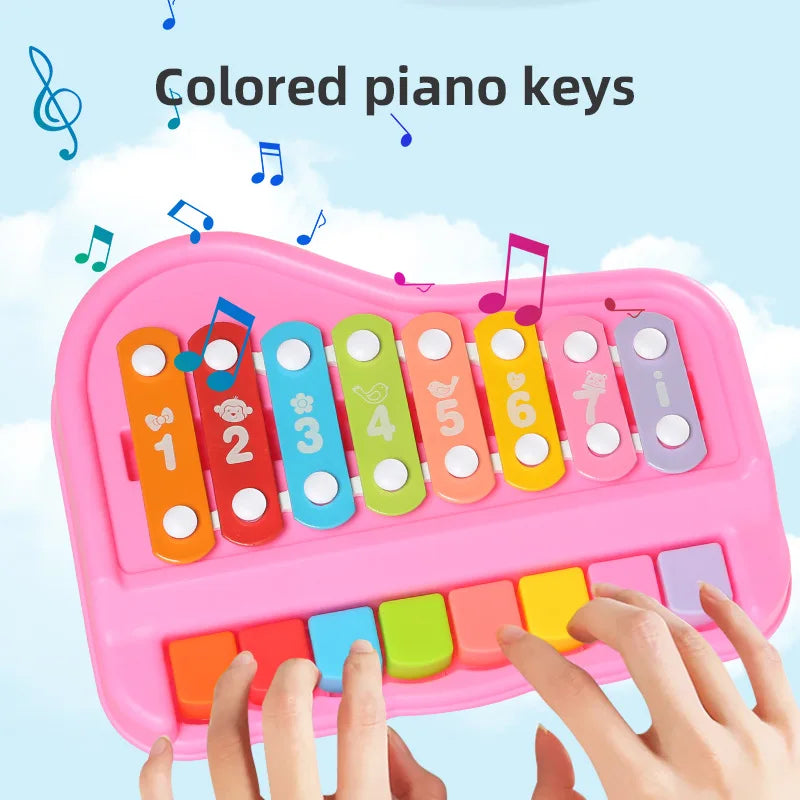 2 in 1 Baby Music  Educational Games Travel Toys for Toddler