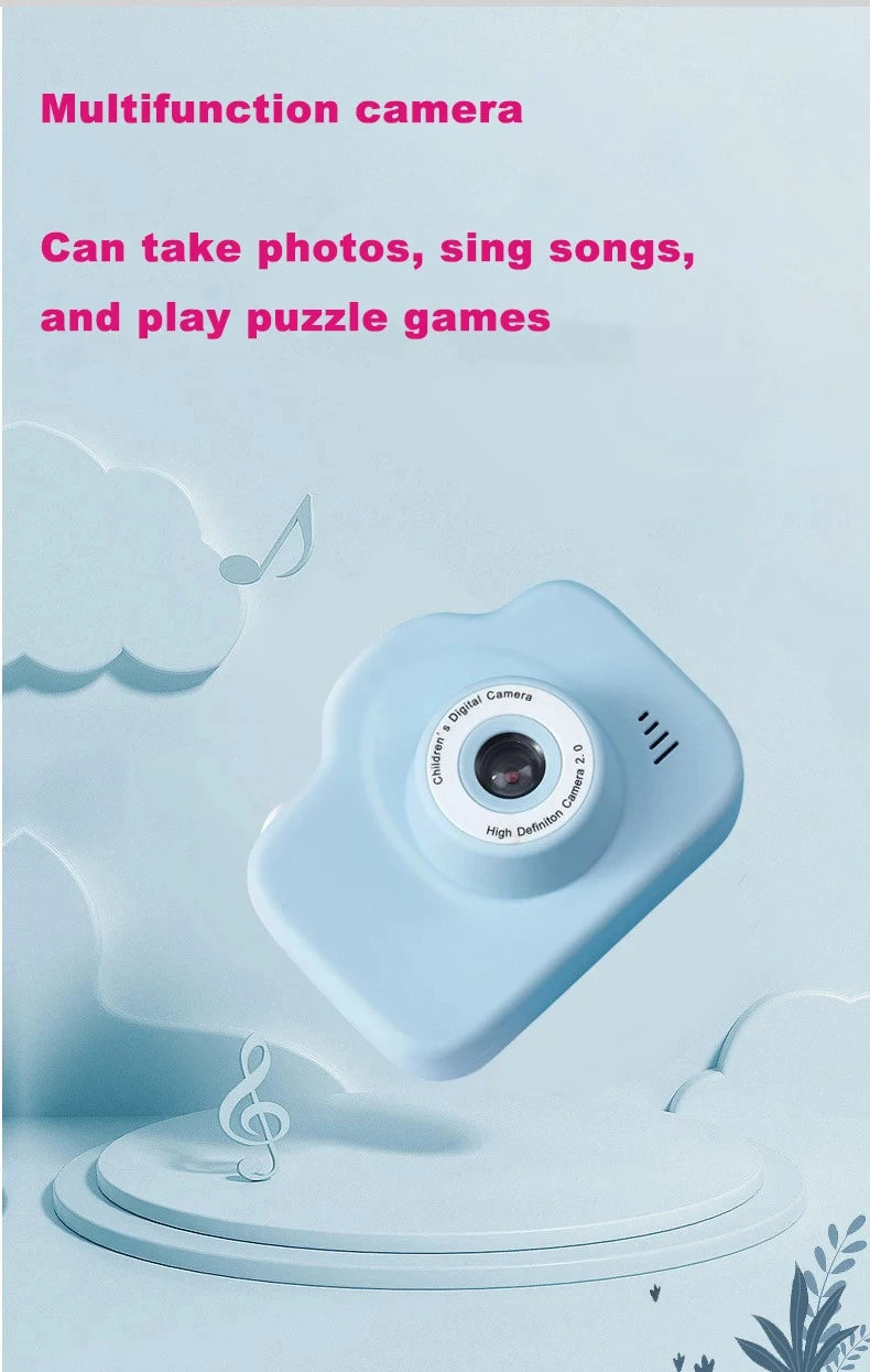 New Style Children's Digital Cameras Portable  Multifunctional Mini Cartoon Camera Toys Kids Outdoors Records Camera Toys Gifts