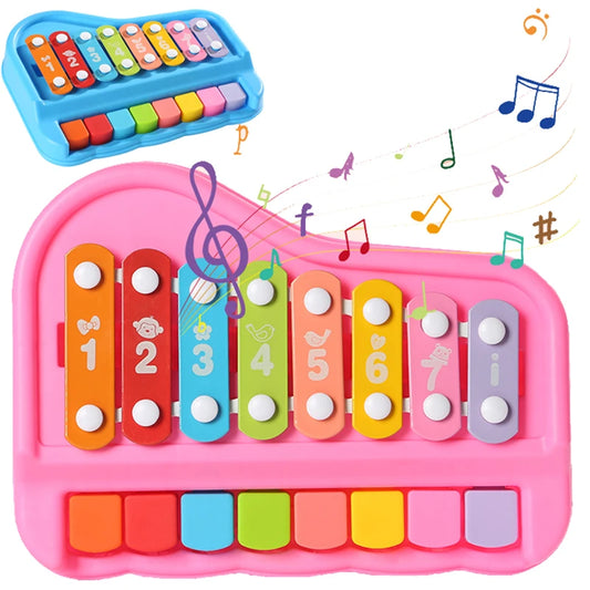 2 in 1 Baby Music  Educational Games Travel Toys for Toddler