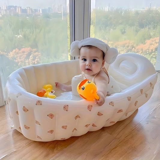 Newborn Baby Inflatable Bathtub, Baby Bathtub, Children's Swimming Pool