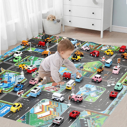 Baby Game Map Child Educational Toy Cars