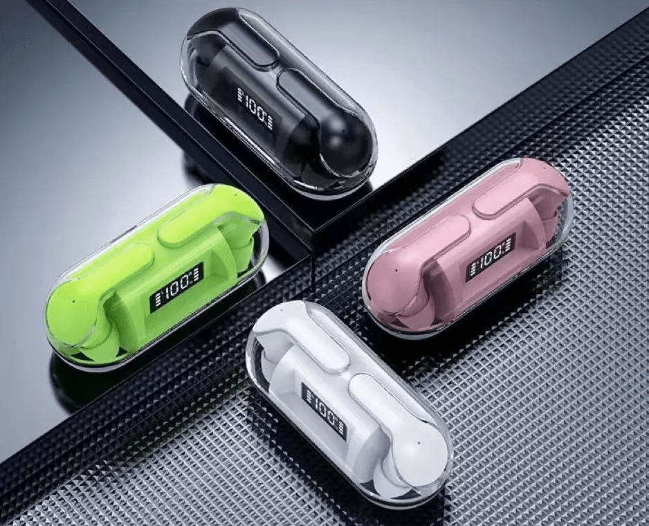 Crystal Wireless Earphones - Transparent Air 33 - emirate deals